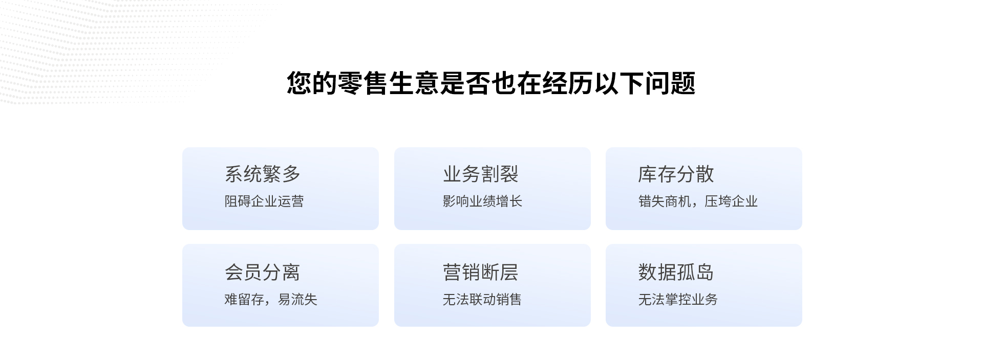 一套系统，一盘货