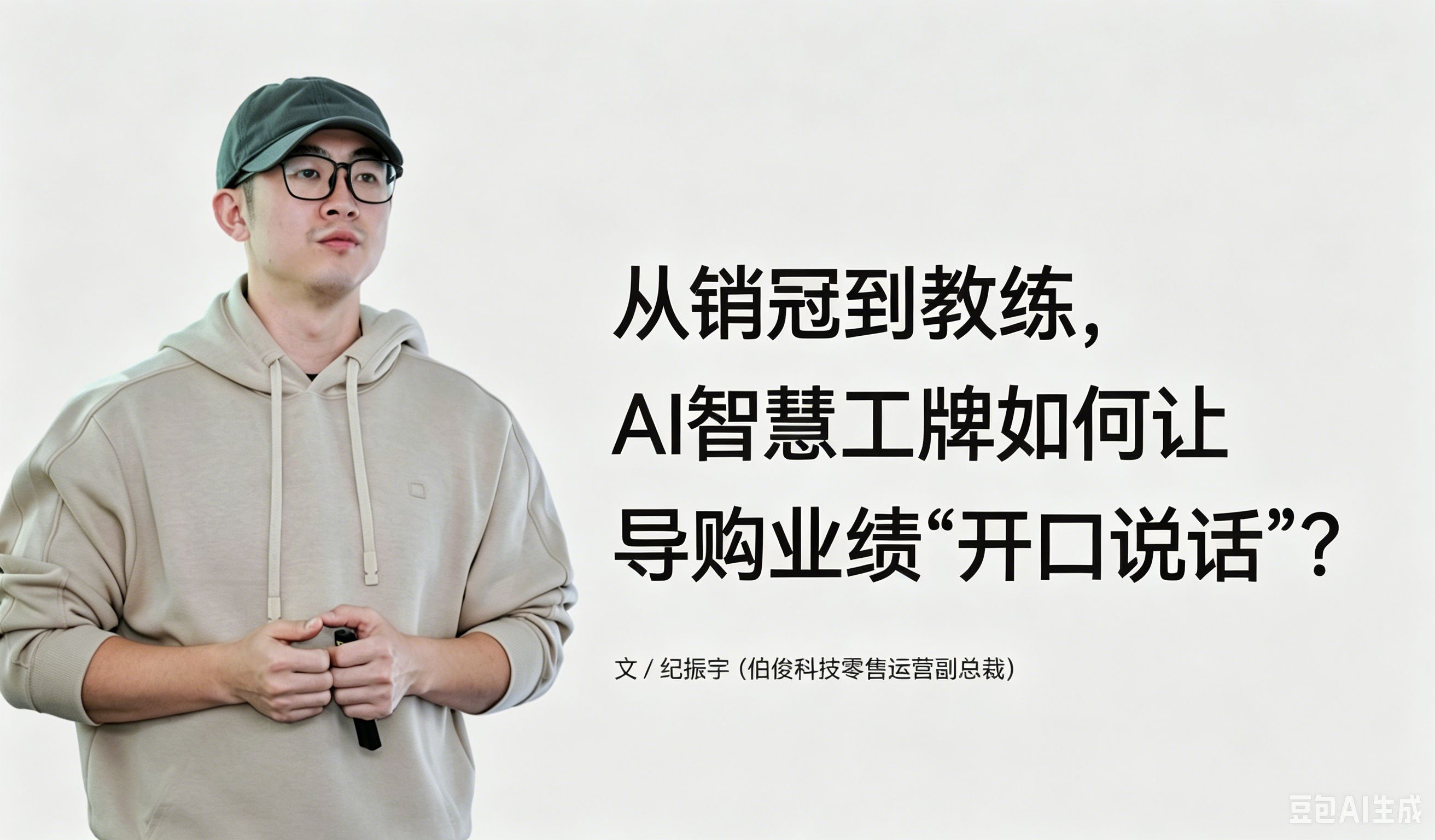 从销冠到教练,AI智能工牌如何让导购业绩“开口说话”?